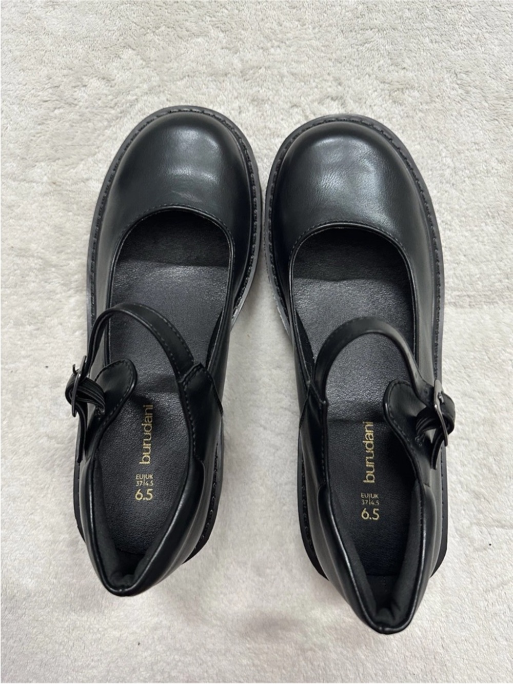 BURUDANI Womens Ballet Mary Jane Platform Shoes Size 6.5 New - Picture 5 of 9